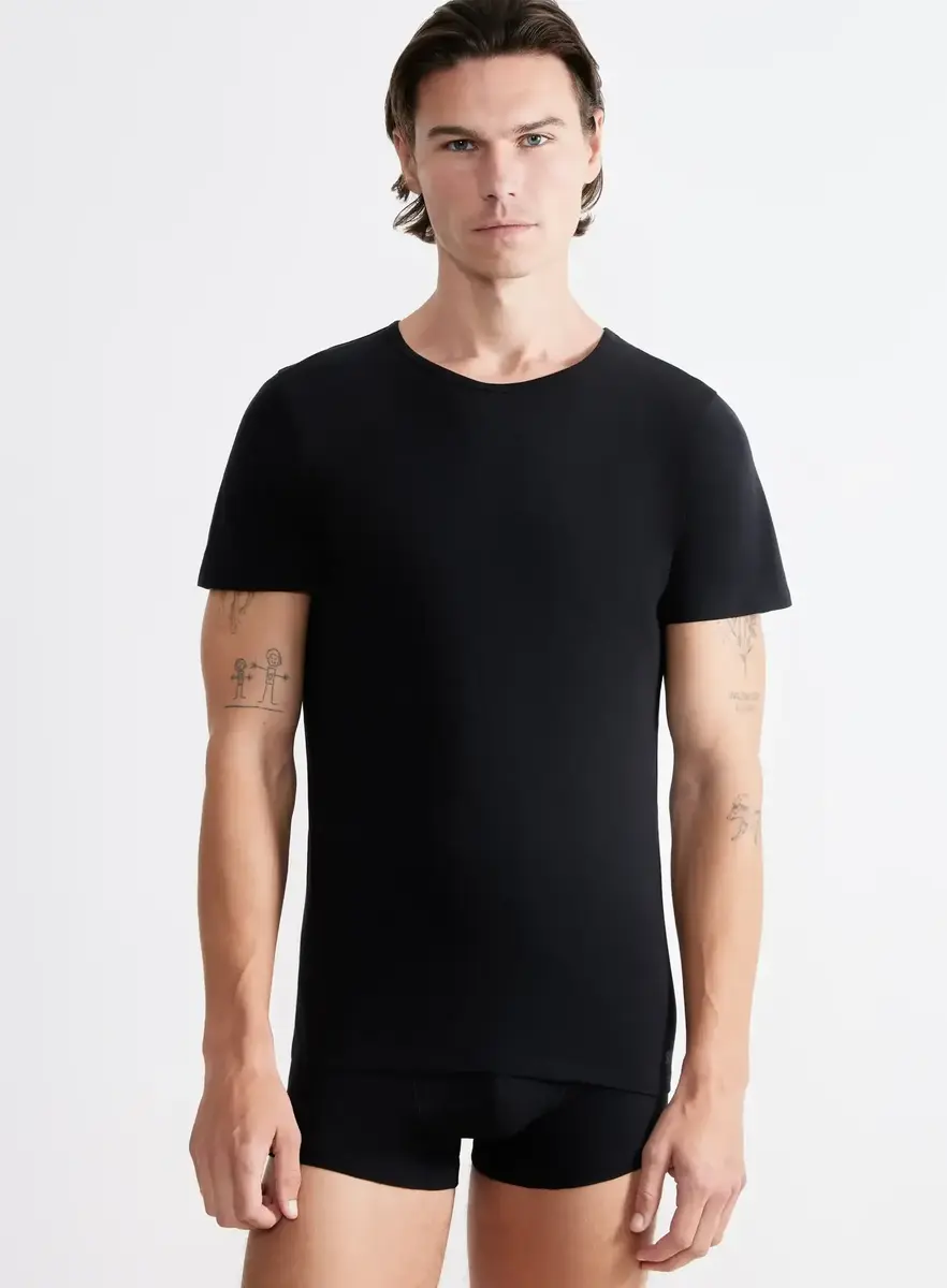 Sloggi heren T-shirt Ever Ease korte mouw - Biologisch katoenen ondershirt mannen