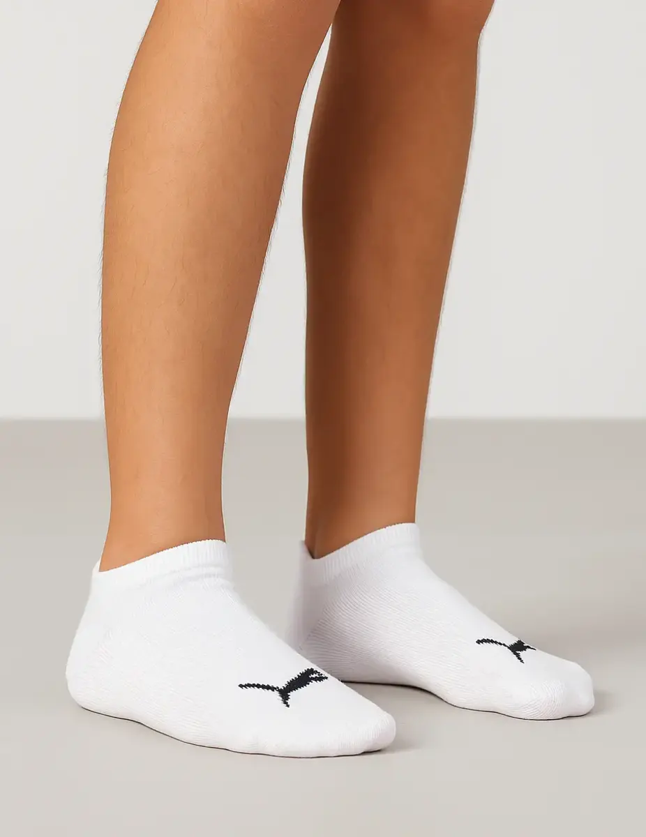 Puma 3-paar kinder sneaker sokken - Invisible - Katoenen meisjes en jongens enkelsokken