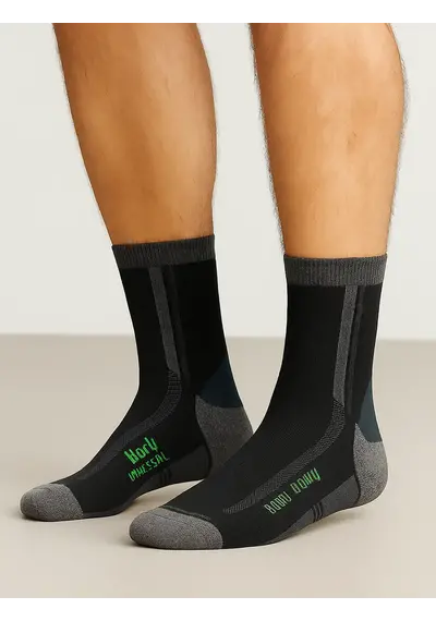 Boru Bamboo werk sokken met stevige zool Boru Bamboo werk sokken met stevige zool