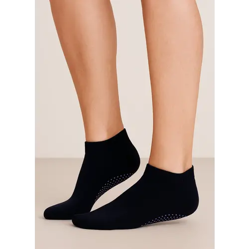 Basset Dames Yoga sok met antislip zwart Basset Dames Yoga sok met antislip zwart
