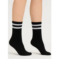 Pieces dames sokken 1-pack - Strepen - onesize Pieces dames sokken 1-pack - Strepen - onesize
