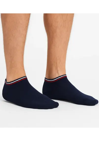Tommy Hilfiger 2-paar Iconic sneakersokken - Badstof zool Tommy Hilfiger 2-paar Iconic sneakersokken - Badstof zool