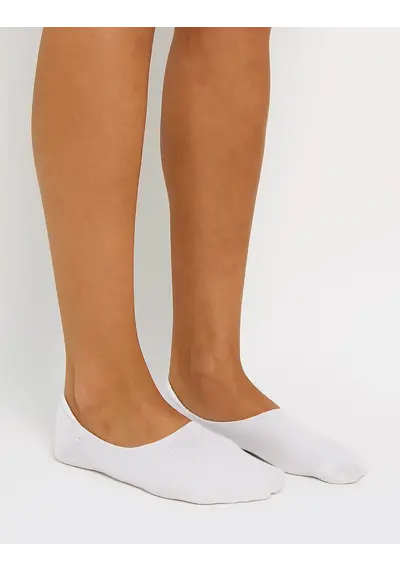 Pieces 4-paar invisible footies sneaker sokken Pieces 4-paar invisible footies sneaker sokken