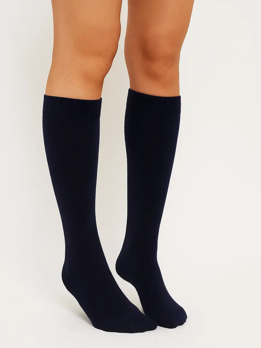 Basset 2-pack Bamboe kniekous - dames & heren - Hoge bamboe sokken Basset 2-pack Bamboe kniekous - dames & heren - Hoge bamboe sokken