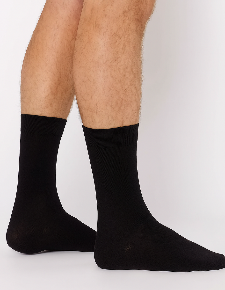 Boru Bamboo sokken met badstof zool - Hoge bamboe sokken - dames - heren