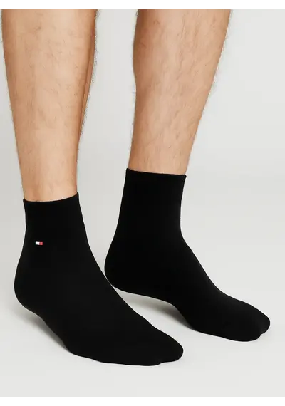 Tommy Hilfiger 2-paar quarter korte sokken - Katoen Tommy Hilfiger 2-paar quarter korte sokken - Katoen