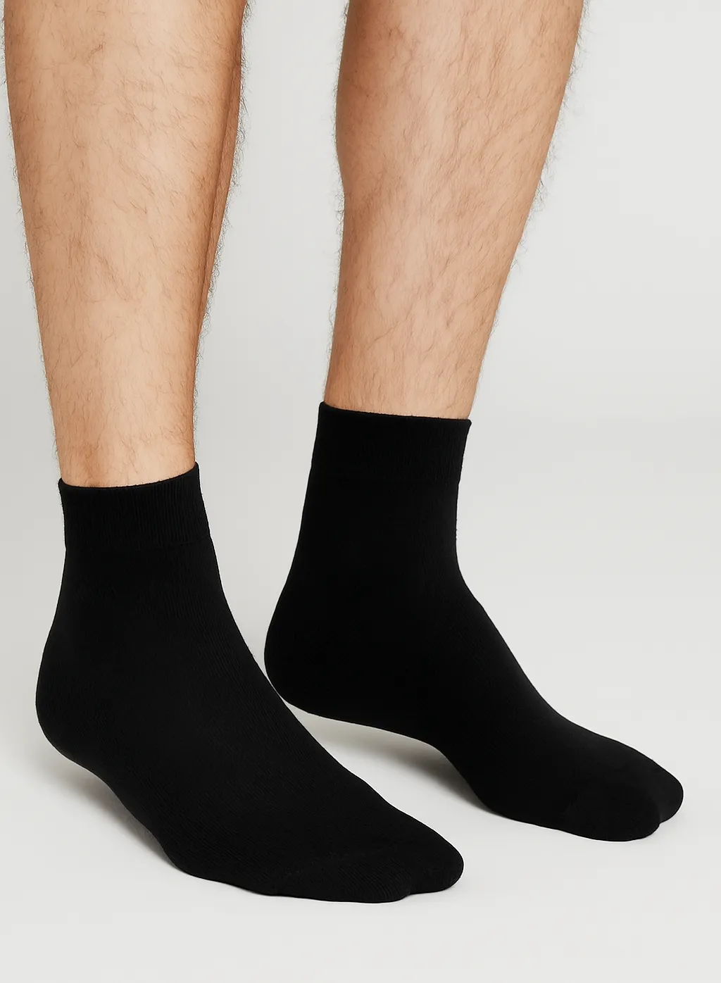 Basset 2-paar Bamboe quarter sokken