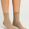 Pieces dames sokken 1-pack - Dots - Vrolijke en leuke dames sokken met stippel print