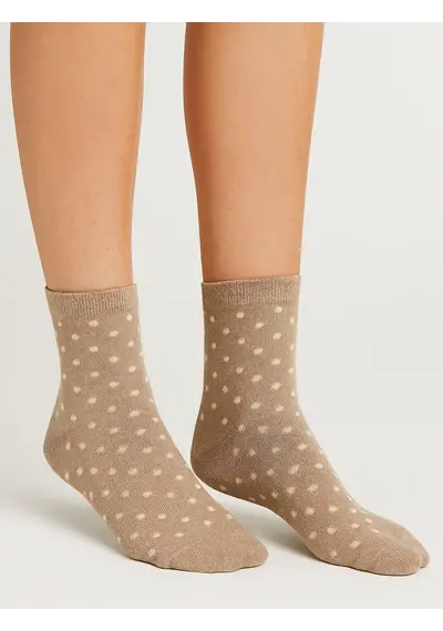 Pieces dames sokken 1-pack - Dots - onesize