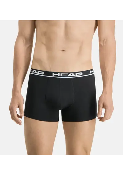 Head  5-pak Heren Boxershorts - Zwart Head  5-pak Heren Boxershorts - Zwart