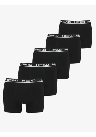 Head  5-pak Heren Boxershorts - Zwart