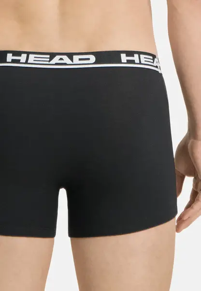 Head  5-pak Heren Boxershorts - Zwart - Multipack heren onderbroeken katoen Head  5-pak Heren Boxershorts - Zwart - Multipack heren onderbroeken katoen