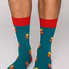 Benyson Sokken Frietjes - Organisch katoen - Vrolijke katoenen sokken met leuke en grappige print - Dames - Heren