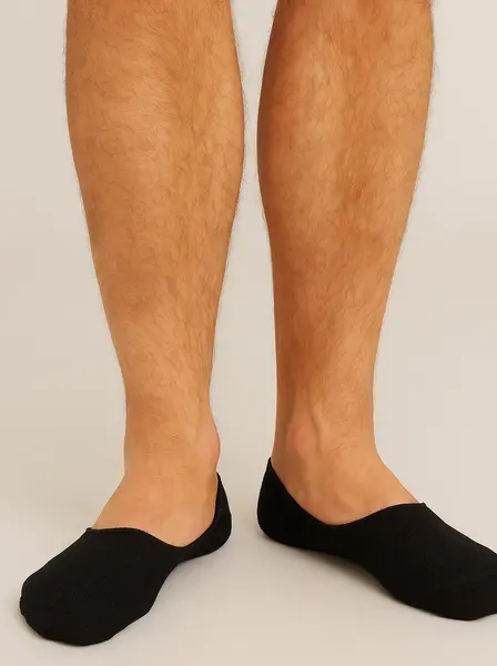 Jack & Jones 5-paar invisible Footies katoen - Lage sneakersokken - Kousenvoetjes