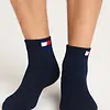 Tommy Hilfiger 2-pack - Quarter Sokken - Katoenen half hoge sokken met vlag