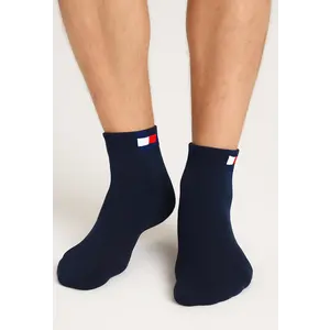 Tommy Hilfiger 2-pack - Quarter Sokken - Katoenen half hoge sokken met vlag Tommy Hilfiger 2-pack - Quarter Sokken - Katoenen half hoge sokken met vlag