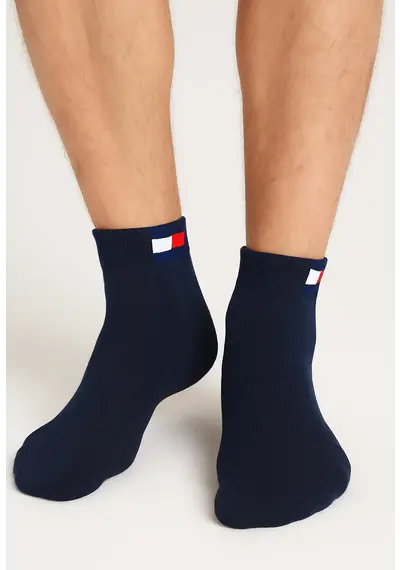 Tommy Hilfiger 2-pack - Quarter Sokken Tommy Hilfiger 2-pack - Quarter Sokken