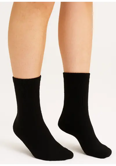 Teckel 2-paar Badstof sokken - Geheel badstof Teckel 2-paar Badstof sokken - Geheel badstof