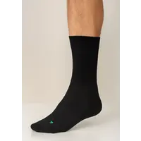 Boru Bamboo sportsokken met badstof zool zwart