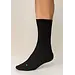 Boru Bamboo sportsokken met badstof zool zwart - Zwart
