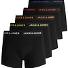 Jack & Jones 5-Pack heren boxershorts - Black Friday - Zwarte heren onderbroeken - Katoenen mannen ondergoed