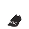 Calvin Klein 2-paar Footie High cut dames sokken - Logo monogram