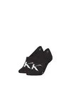 Calvin Klein 2-paar Footie High cut dames sokken - Logo monogram