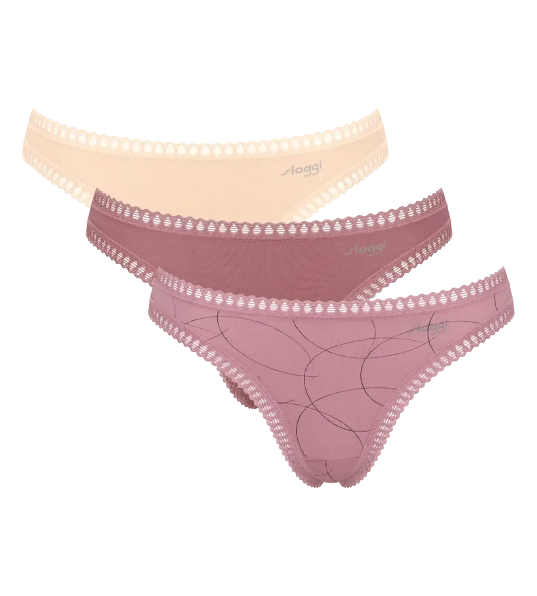 Sloggi 3-pack Go Crush string dames