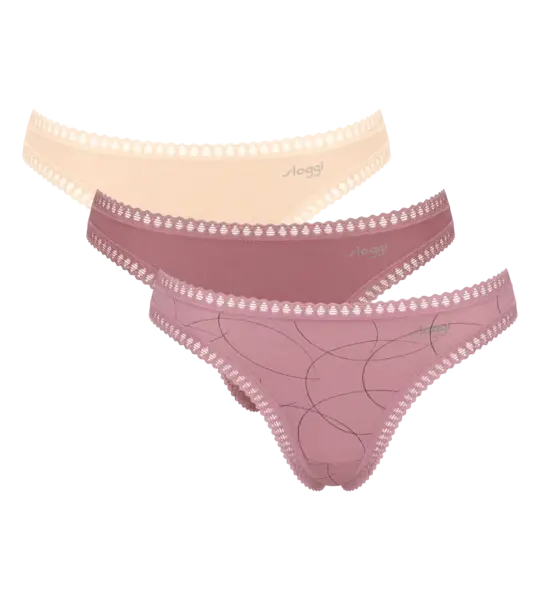 Sloggi 3-pack Go Crush string dames Sloggi 3-pack Go Crush string dames