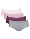 Sloggi 4-pack dames Basic Midi slips - Pink combi