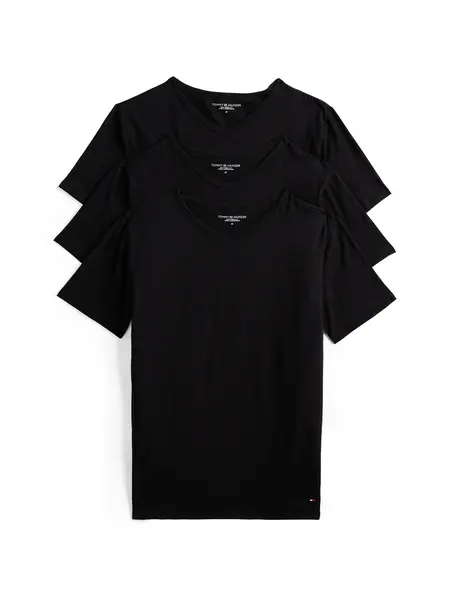 Tommy Hilfiger 3-pak Heren Katoenen T-Shirt V-hals  - Basic ondershirts korte mouw - Ronde hals - Copy Tommy Hilfiger 3-pak Heren Katoenen T-Shirt V-hals  - Basic ondershirts korte mouw - Ronde hals - Copy