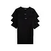Tommy Hilfiger 3-pak Heren Katoenen T-Shirt V-hals  - Basic ondershirts korte mouw - Ronde hals - Copy - Zwart