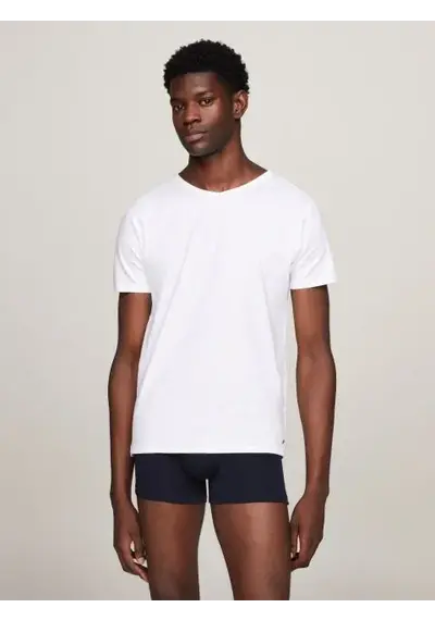 Tommy Hilfiger 3-pak Heren Katoenen T-Shirt V-hals Tommy Hilfiger 3-pak Heren Katoenen T-Shirt V-hals