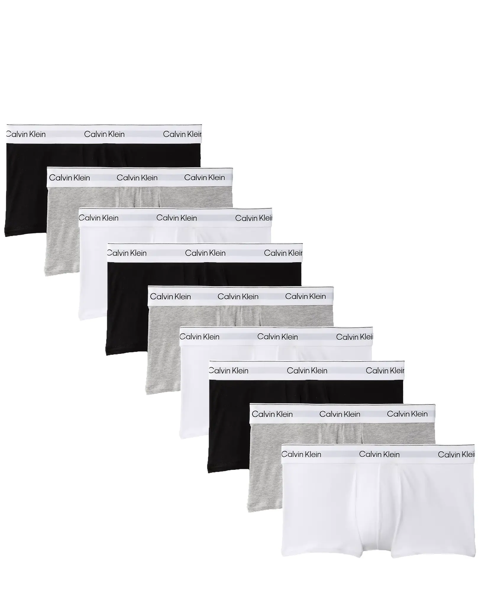 Calvin Klein 9-Pack Low Rise Trunks - Lage Boxershorts