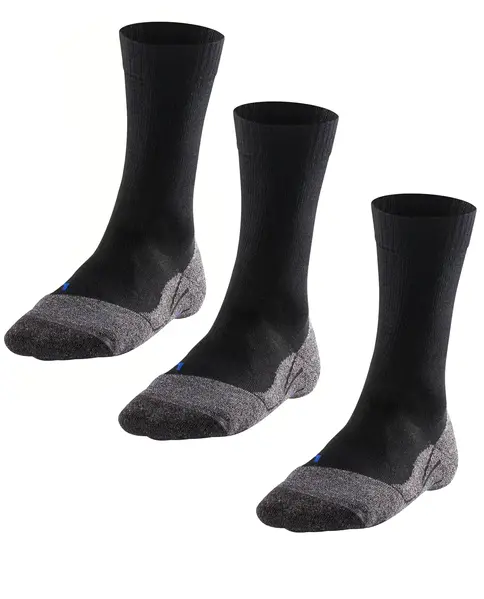 FALKE 3-paar TK2 Cool heren wandelsokken - Anti zweet wandelsokken voor dames en heren - Hiking sokken - Multipack - Voordeelverpakking