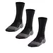 FALKE 3-paar TK2 Cool heren wandelsokken - Anti zweet wandelsokken voor dames en heren - Hiking sokken - Multipack - Voordeelverpakking - Zwart
