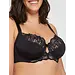 Dorina kanten bh zonder vulling - Celine - Stevige bh zonder vulling - Grote maten - Zwart