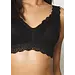 Magic Bralette Kant - Dream Bra lace - Brede bandjes - Kanten Bh top - Uitneembare pads - Zwart