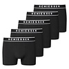 Schiesser 5-pack heren boxershort 95/5 - Zwart
