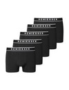 Schiesser 5-pack heren boxershort 95/5 - Zwart