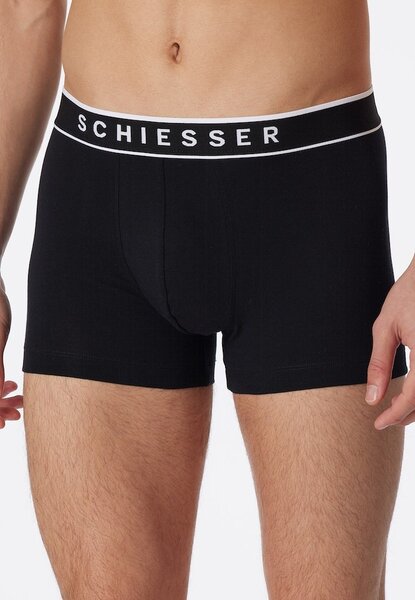 Schiesser 5-pack heren boxershort 95/5 - Zwart