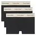 Calvin Klein 3-Pack Trunks heren - Boxershorts met korte pijpjes - Heren onderbroek - Zwart