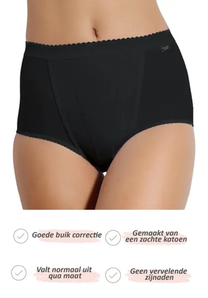 Sloggi 4-pack Control Maxi - corrigerende dames slip - Voordeelverpakking - Multipack - Aanbieding
