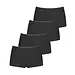 Sloggi 4-pack Feel Sensational short Dames - Multipack - Voordeelverpakking - Aanbieding - Zwart