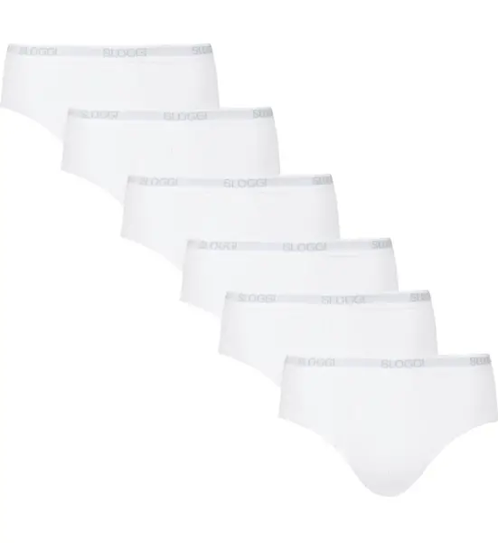 Sloggi 6-pak Basic Midi heren slips - Multipack - Voordeelverpakking - Aanbieding