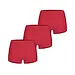 Ten Cate 3-pack Secrets dames boxershort 30178 - Voordeelverpakking - Multipack - Aanbieding - Rood