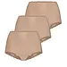 Ten Cate 3-pack secrets kanten high waist slip - 31758 - Voordeelverpakking - Aanbieding - Huidskleur
