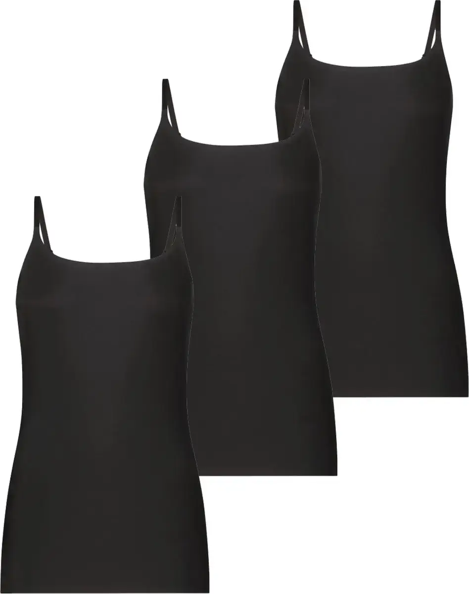 Ten Cate 3-pack Secrets spaghetti hemd naadloos 30249 - Voordeelverpakking - Aanbieding