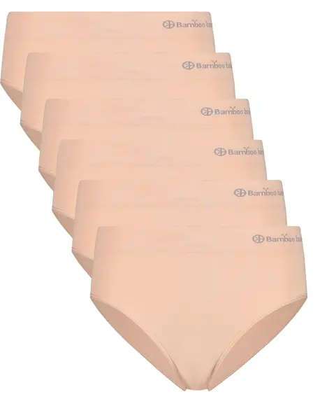 Bamboo Basics 6-pak naadloze dames slips - Belle - Voordeelverpakking - Multipack aanbieding Bamboo Basics 6-pak naadloze dames slips - Belle - Voordeelverpakking - Multipack aanbieding