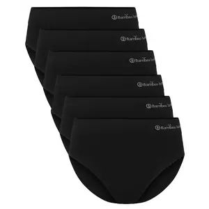 Bamboo Basics 6-pak naadloze dames slips - Belle - Voordeelverpakking - Multipack aanbieding Bamboo Basics 6-pak naadloze dames slips - Belle - Voordeelverpakking - Multipack aanbieding